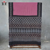 Ajrak Bandhani on Mulmul Cotton Saree