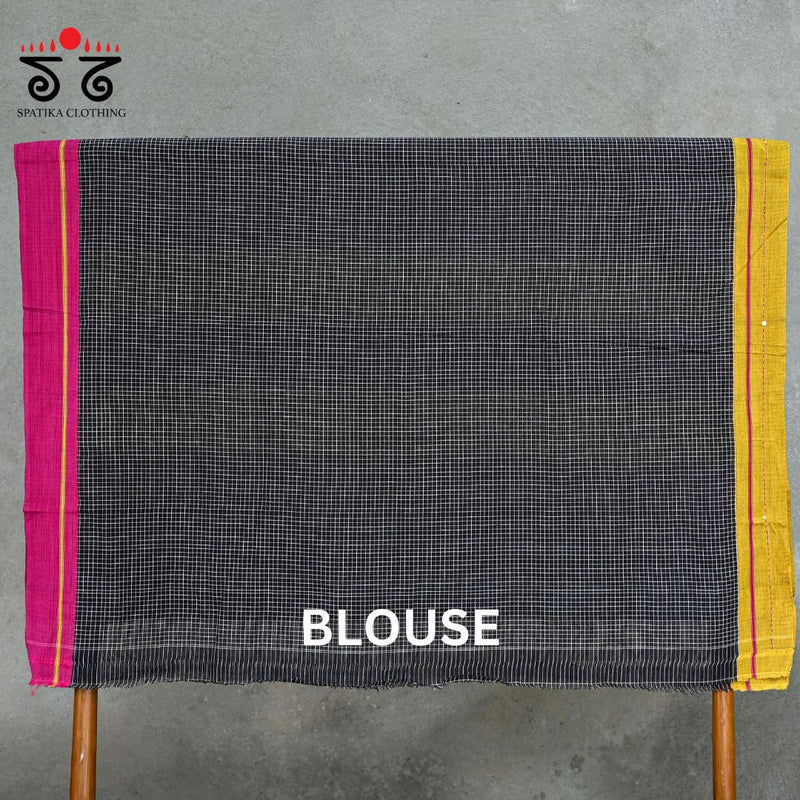 Hand Embroidered Patteda-Anchu saree