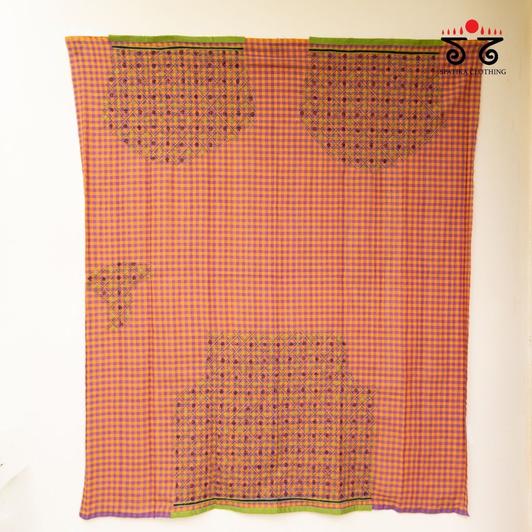 Banjara Handembroiderd Cotton Blouse Fabric