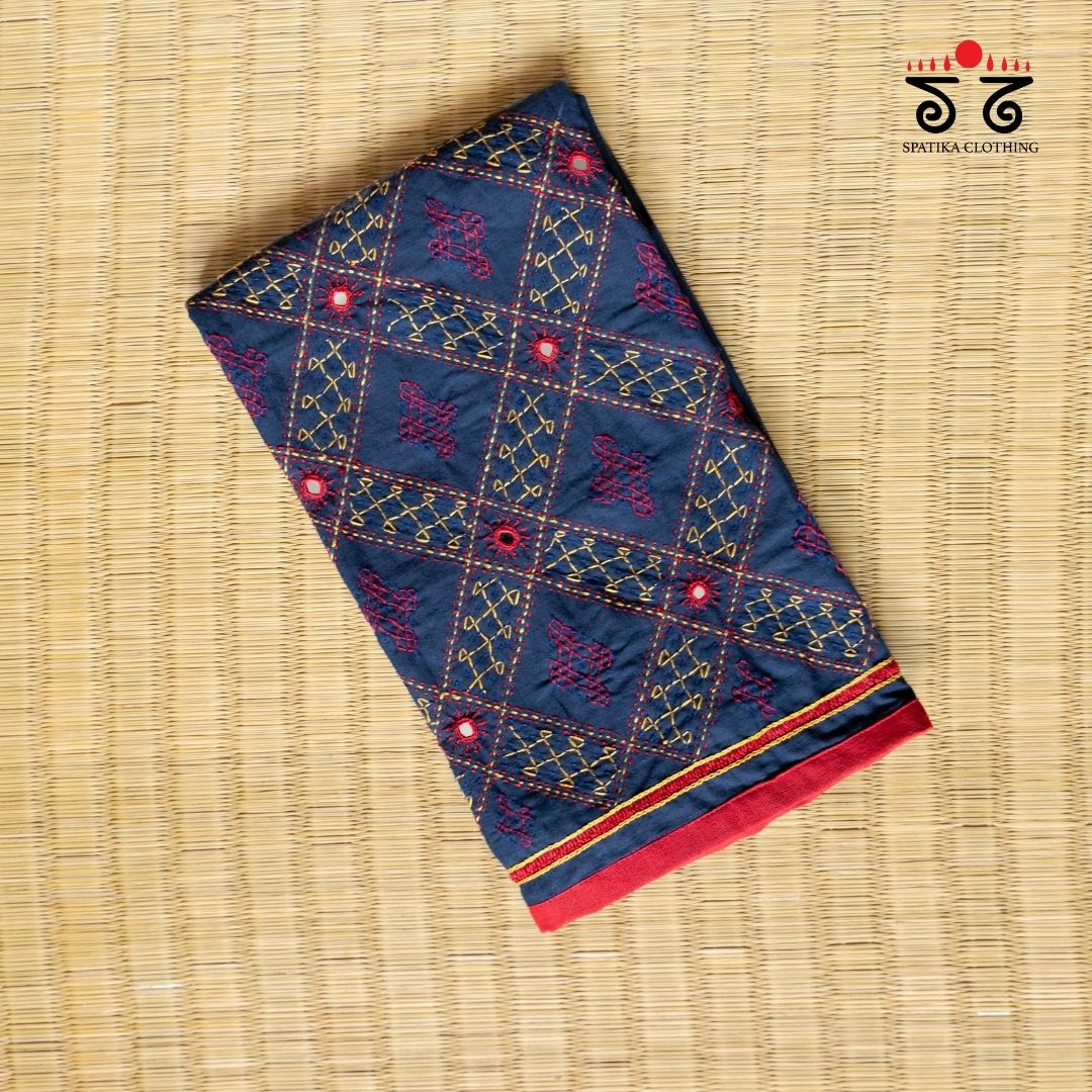 Banjara Hand Embroidered Blouse Fabric