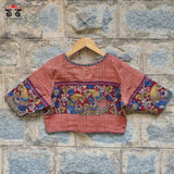 Pen Kalamkari Border Blouse