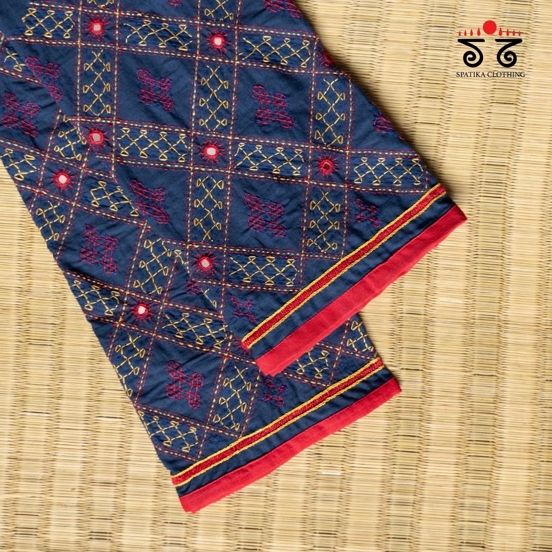 Banjara Hand Embroidered Blouse Fabric