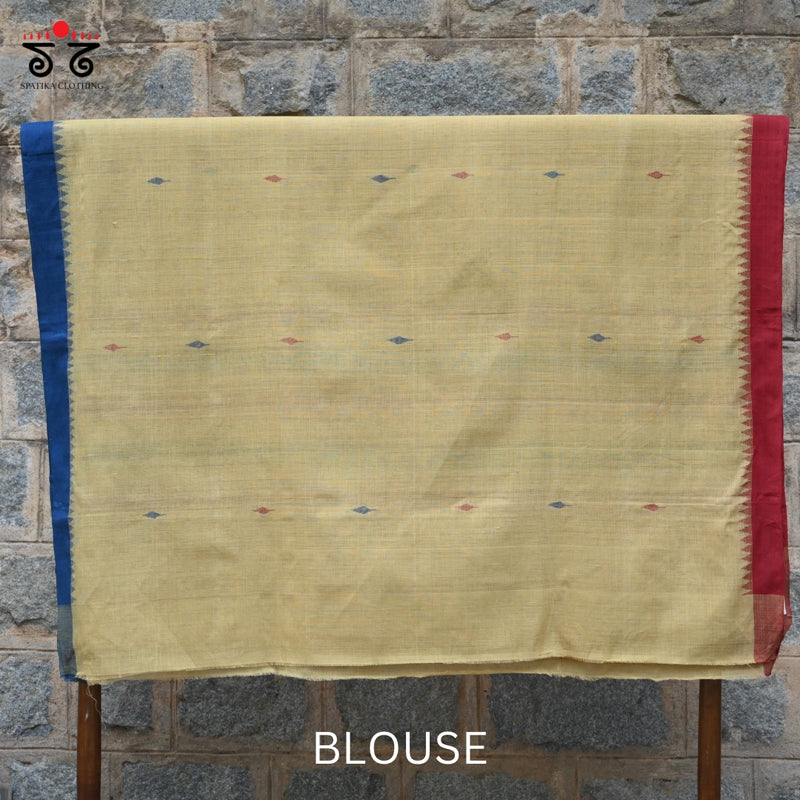 Ponduru - Jamdhani Handspun Handwoven Cotton Saree