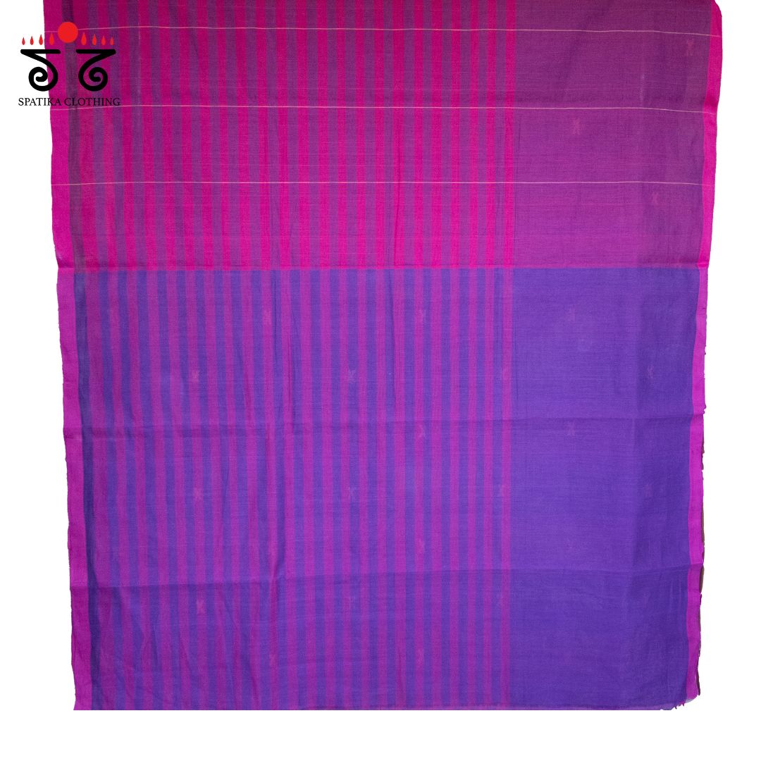 Jamdani Andhra Handwoven Cotton Saree