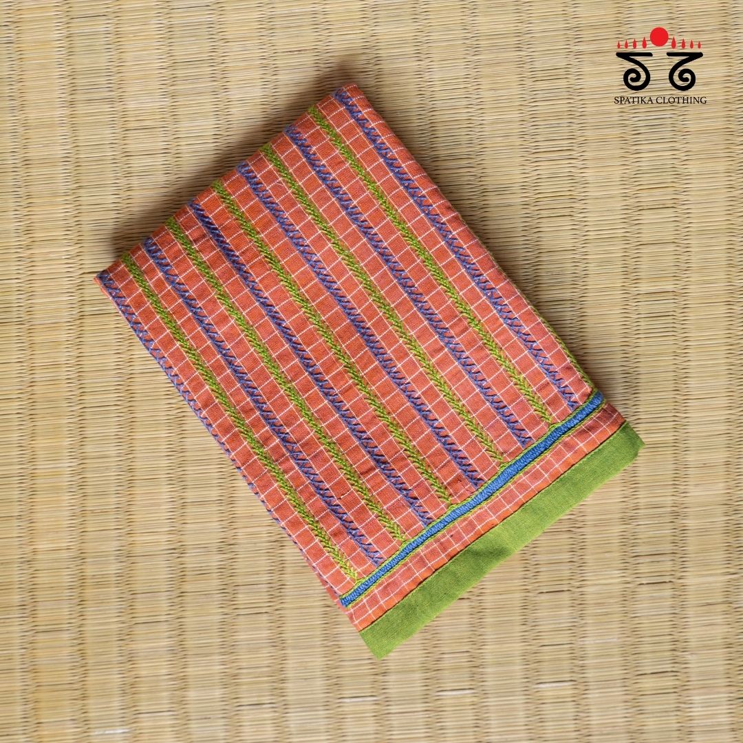 Banjara Handembroiderd Cotton Blouse Fabric