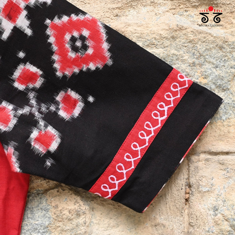 Telia Rumal - Kolam Blouse