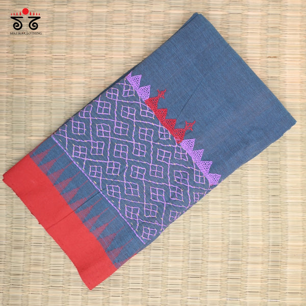Lambani Hand - Embroidered Ponduru Blouse Fabric