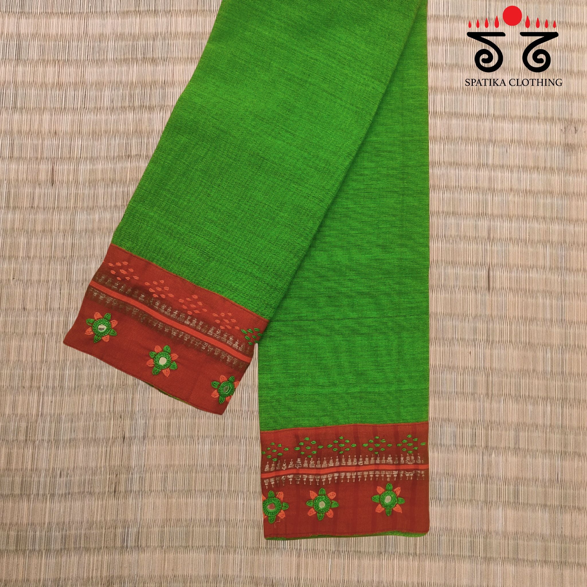Lambani Hand-embroidered Blouse Fabric
