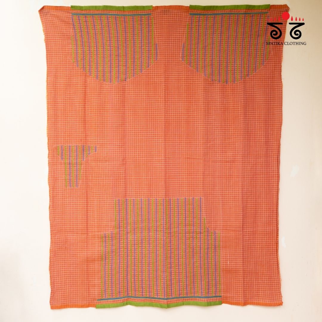 Banjara Handembroiderd Cotton Blouse Fabric