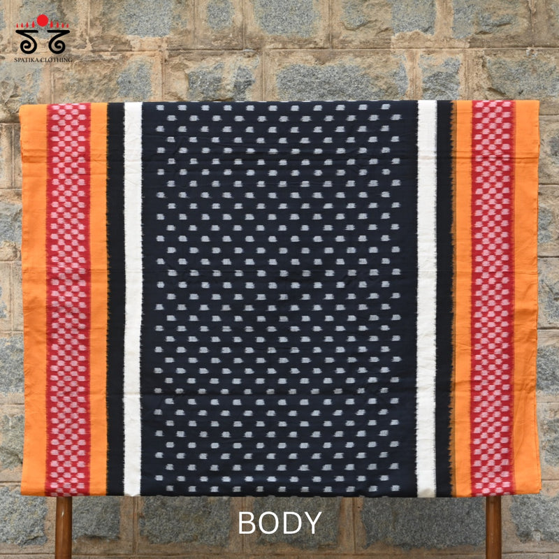 Ikat Handwoven Cotton Saree