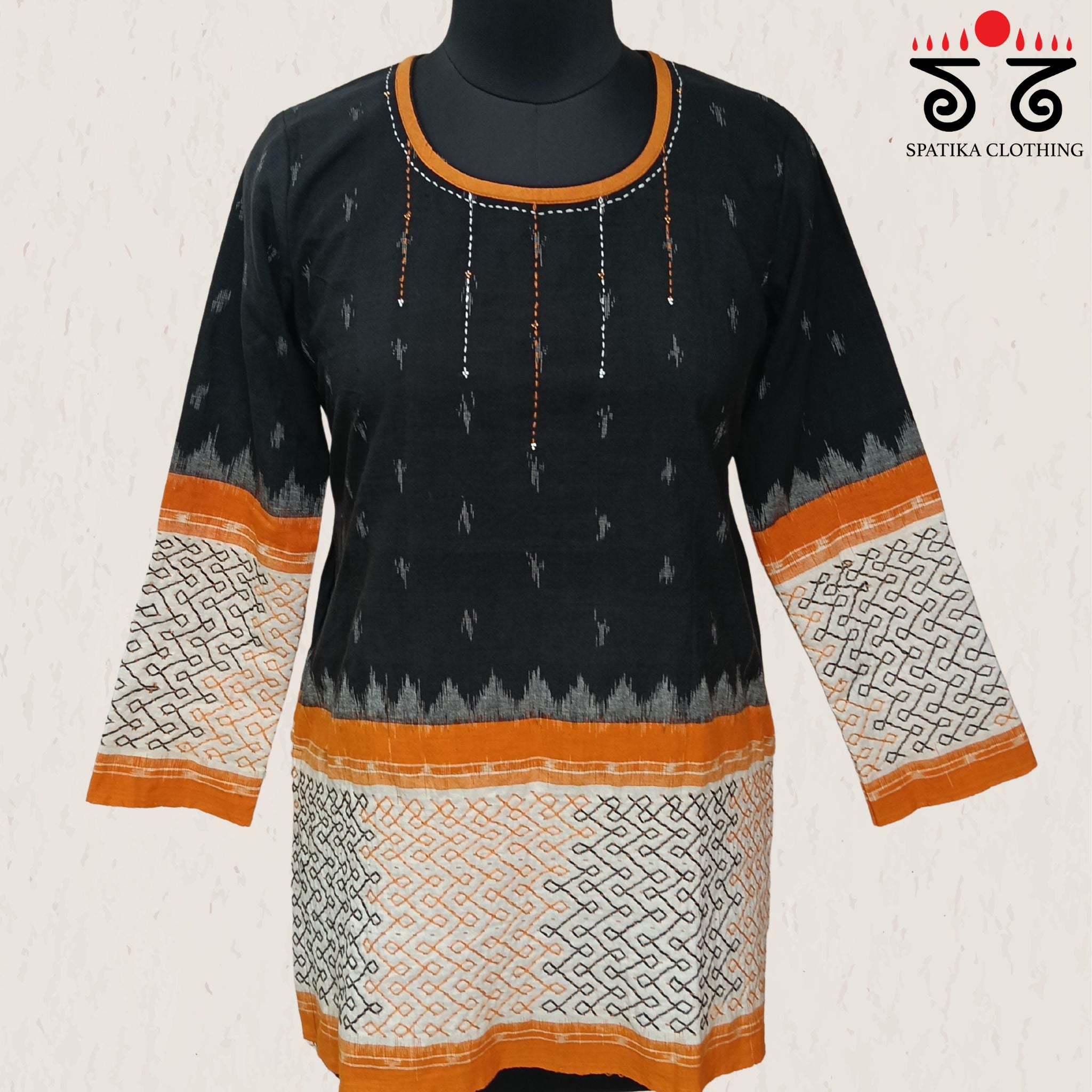 Ikat Lambani Short Kurta