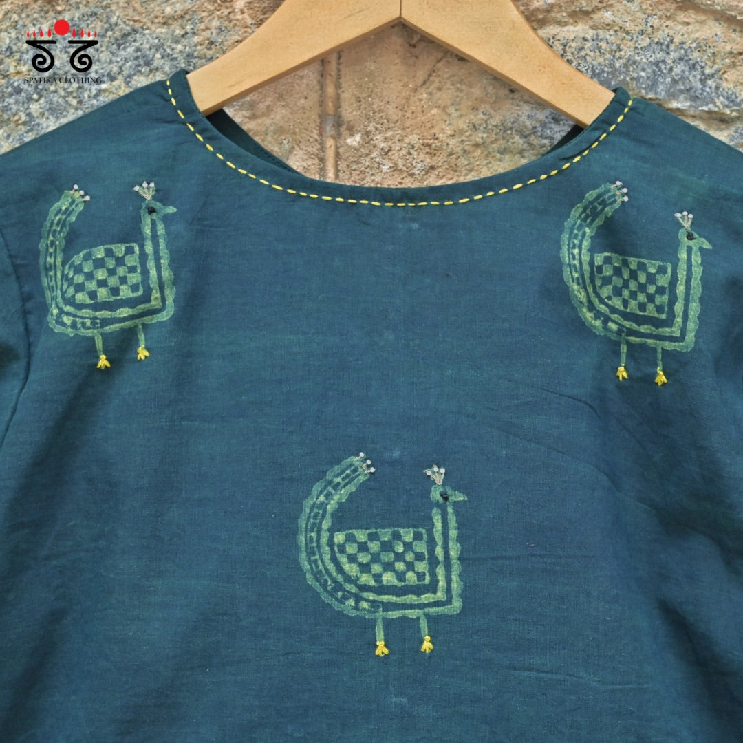 Morni - Hand Embroidered Blouse