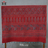 Ajrak Bandhani on Mulmul Cotton Saree