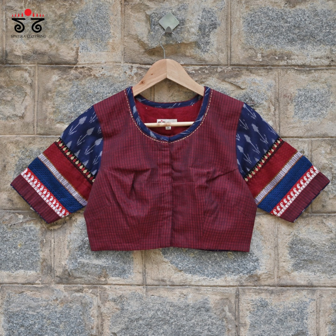 Morni Patchwork Blouse