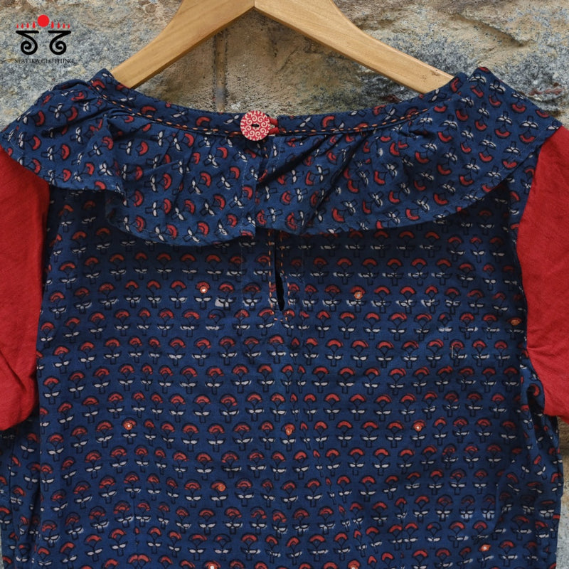 Ajrak Hand - Blockprinted Blouse