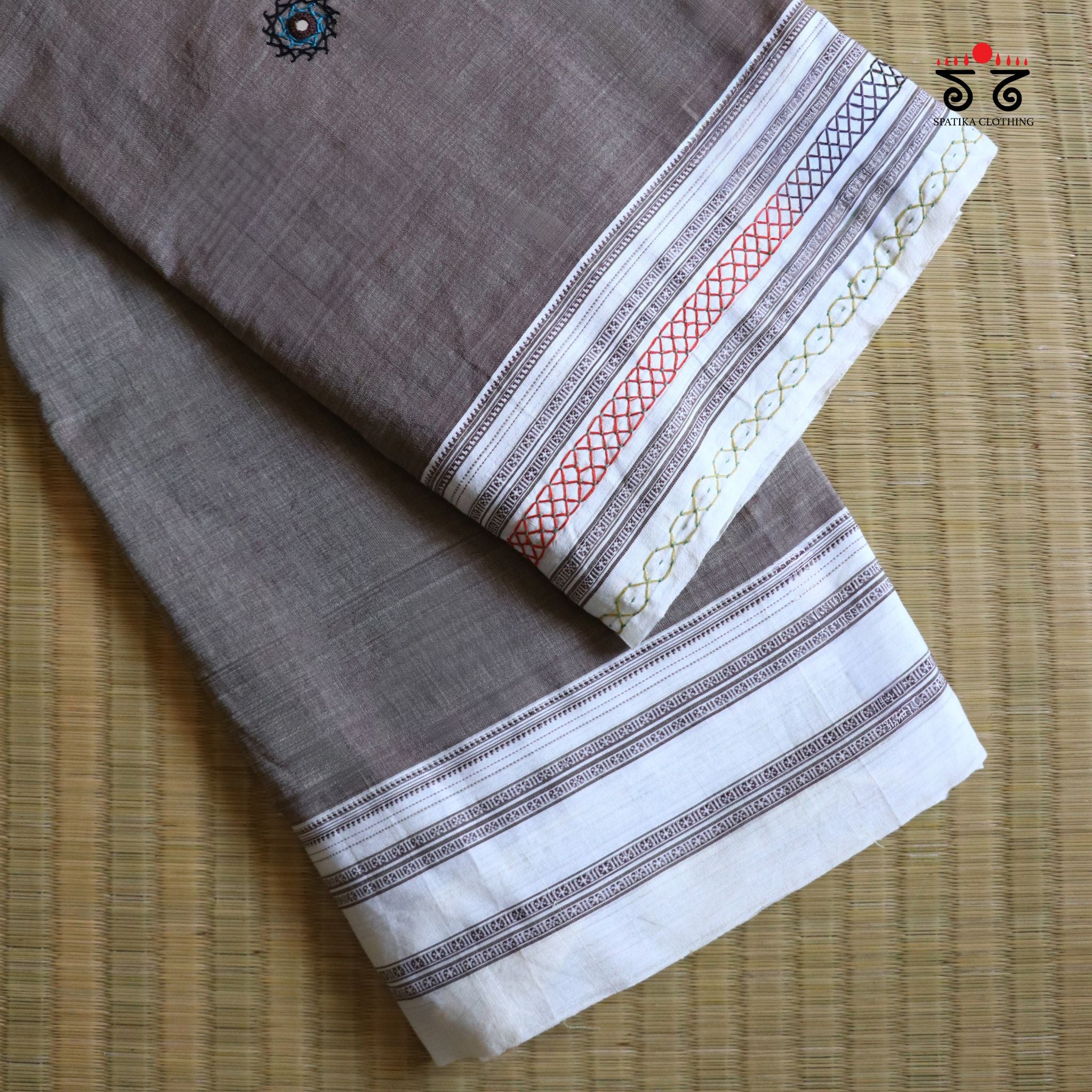 Lambani Handembroidery On ILkal Saree