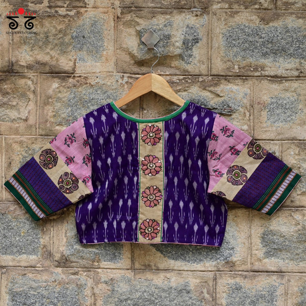 Ikat - Pen Kalamkari Handcrafted Blouse