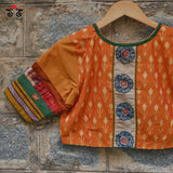 Ikat - Pen Kalamkari Handcrafted Blouse