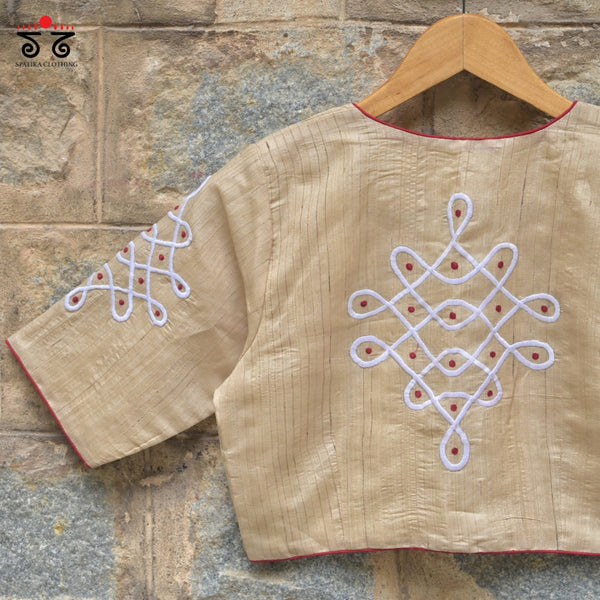 Kolam Handcrafted blouse