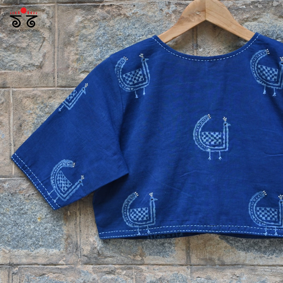 Morni - Hand Embroidered Blouse