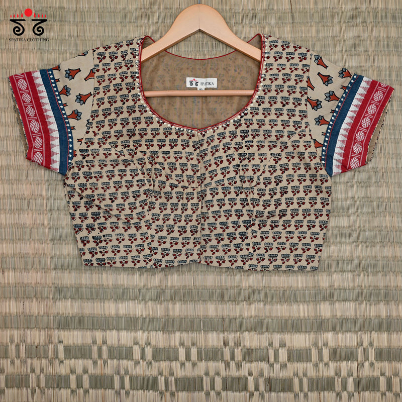 Keri Yoke Ajrak Blouse