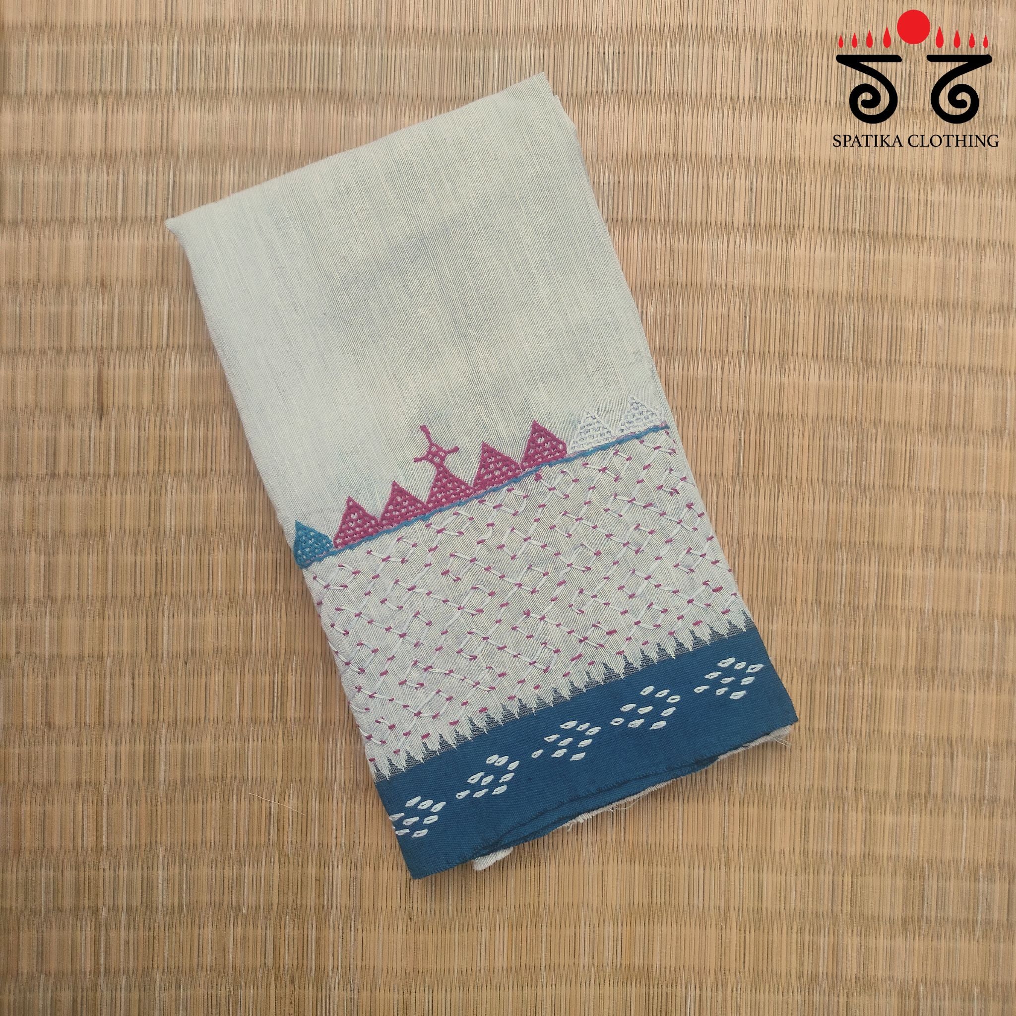 Lambani Hand-embroidered Blouse Fabric