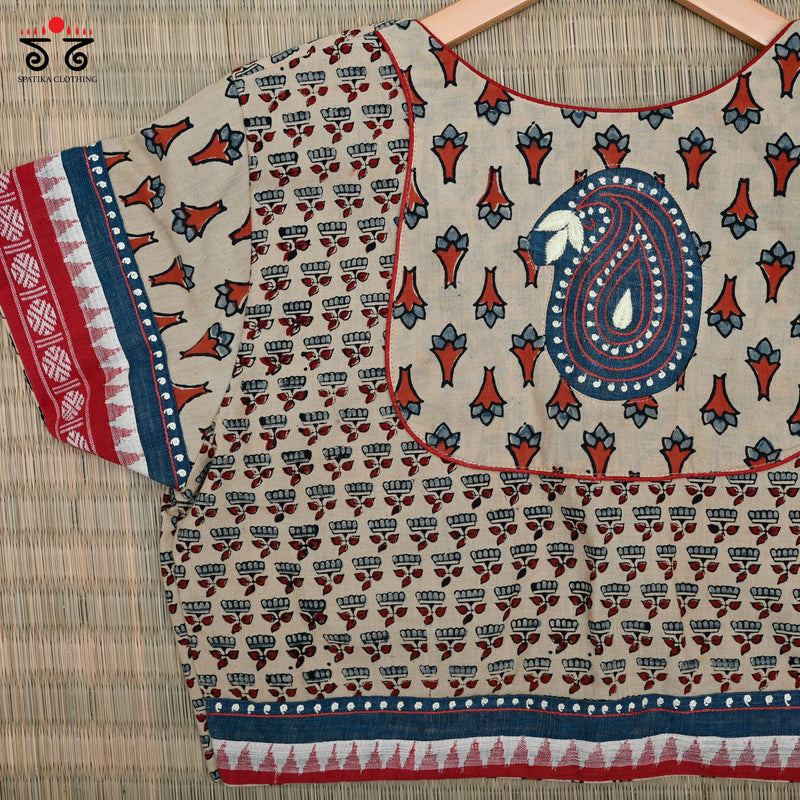 Keri Yoke Ajrak Blouse