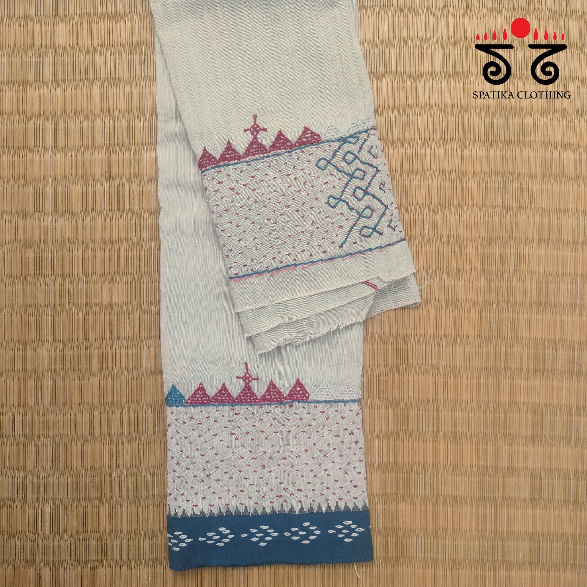 Lambani Hand-embroidered Blouse Fabric