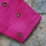 Temple Jewellery Chanderi Silk Cotton Blouse