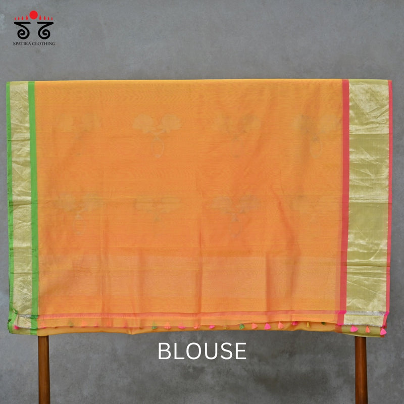 Chanderi Silk Cotton Saree