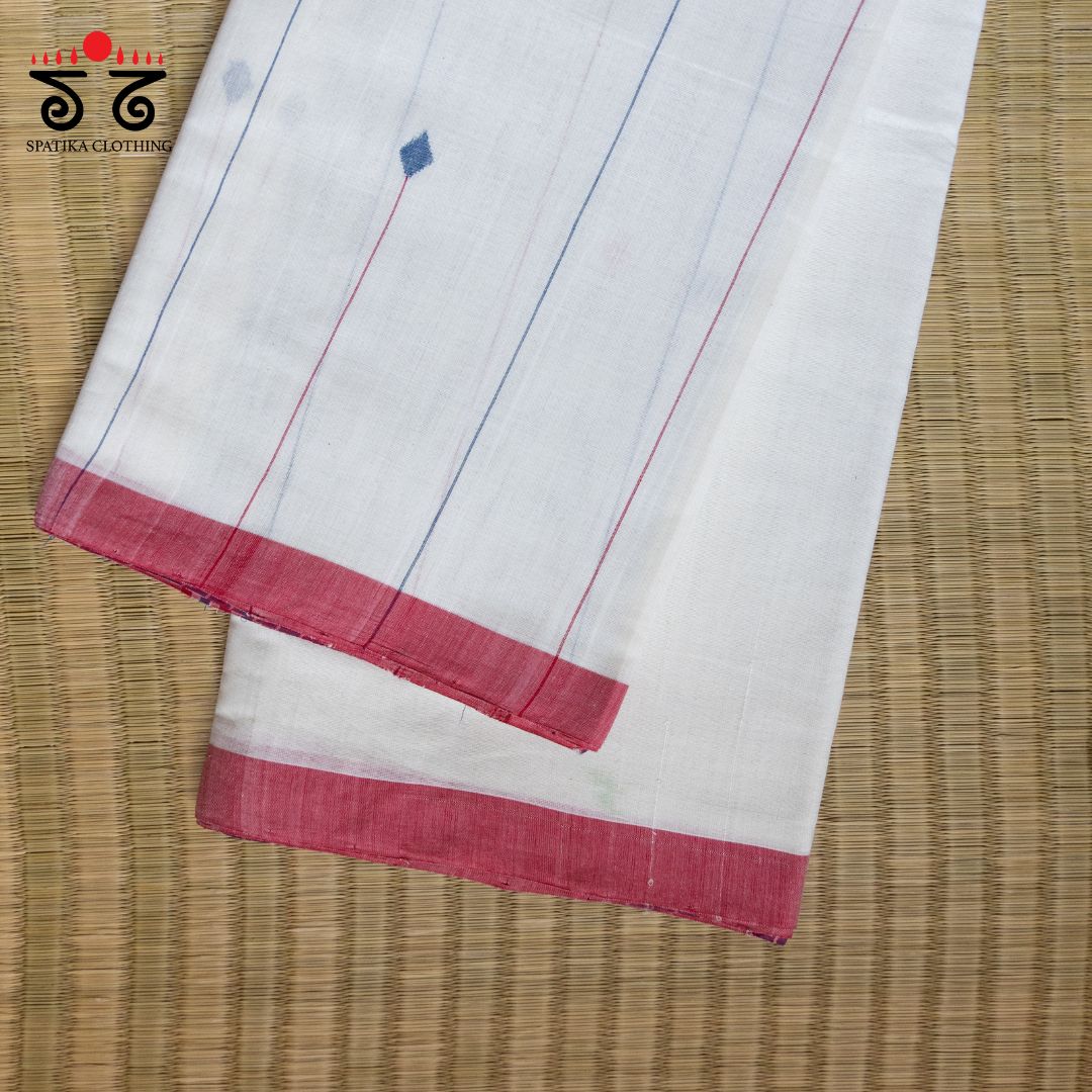 Jamdani Andhra Handwoven Cotton Saree
