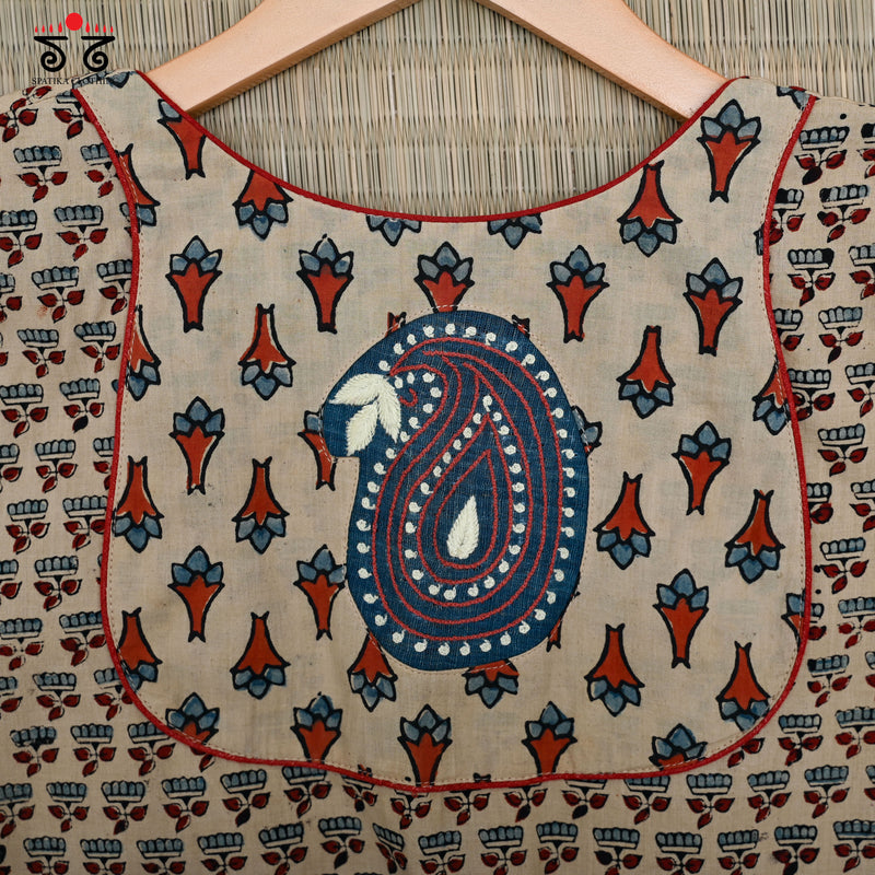 Keri Yoke Ajrak Blouse