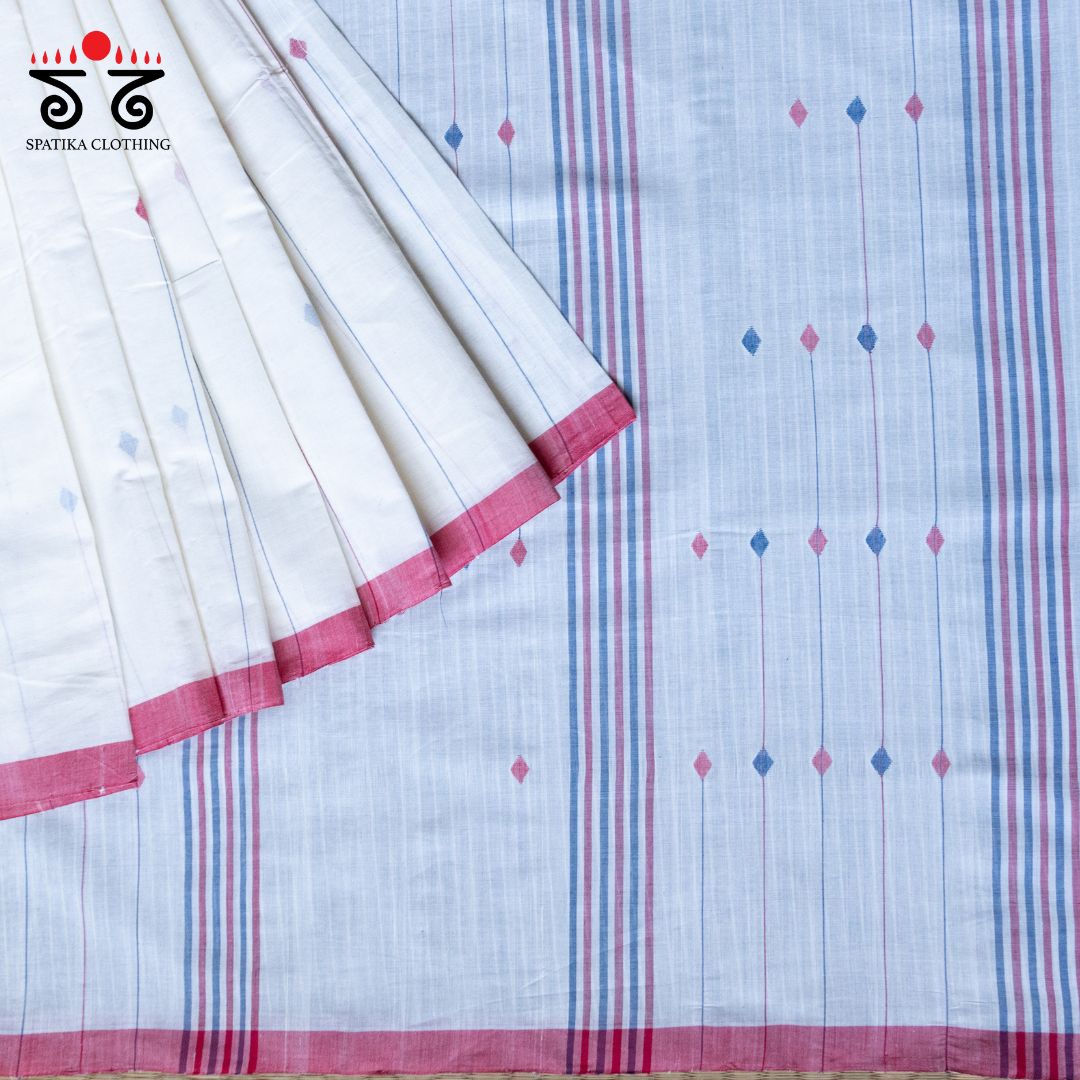 Jamdani Andhra Handwoven Cotton Saree