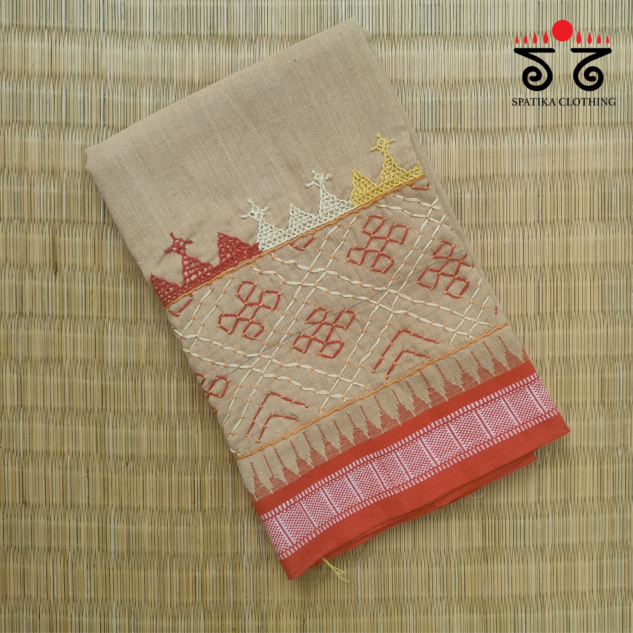 Lambani Hand-embroidered Blouse Fabric