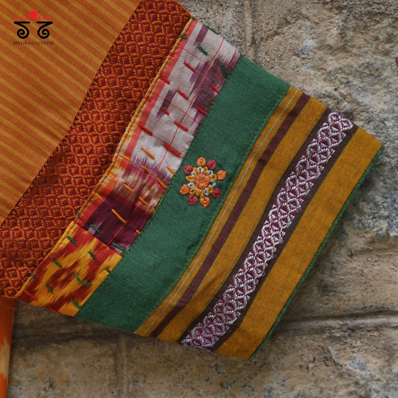 Ikat - Pen Kalamkari Handcrafted Blouse