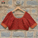 Lotus Ajrak Blouse - New Arrival!