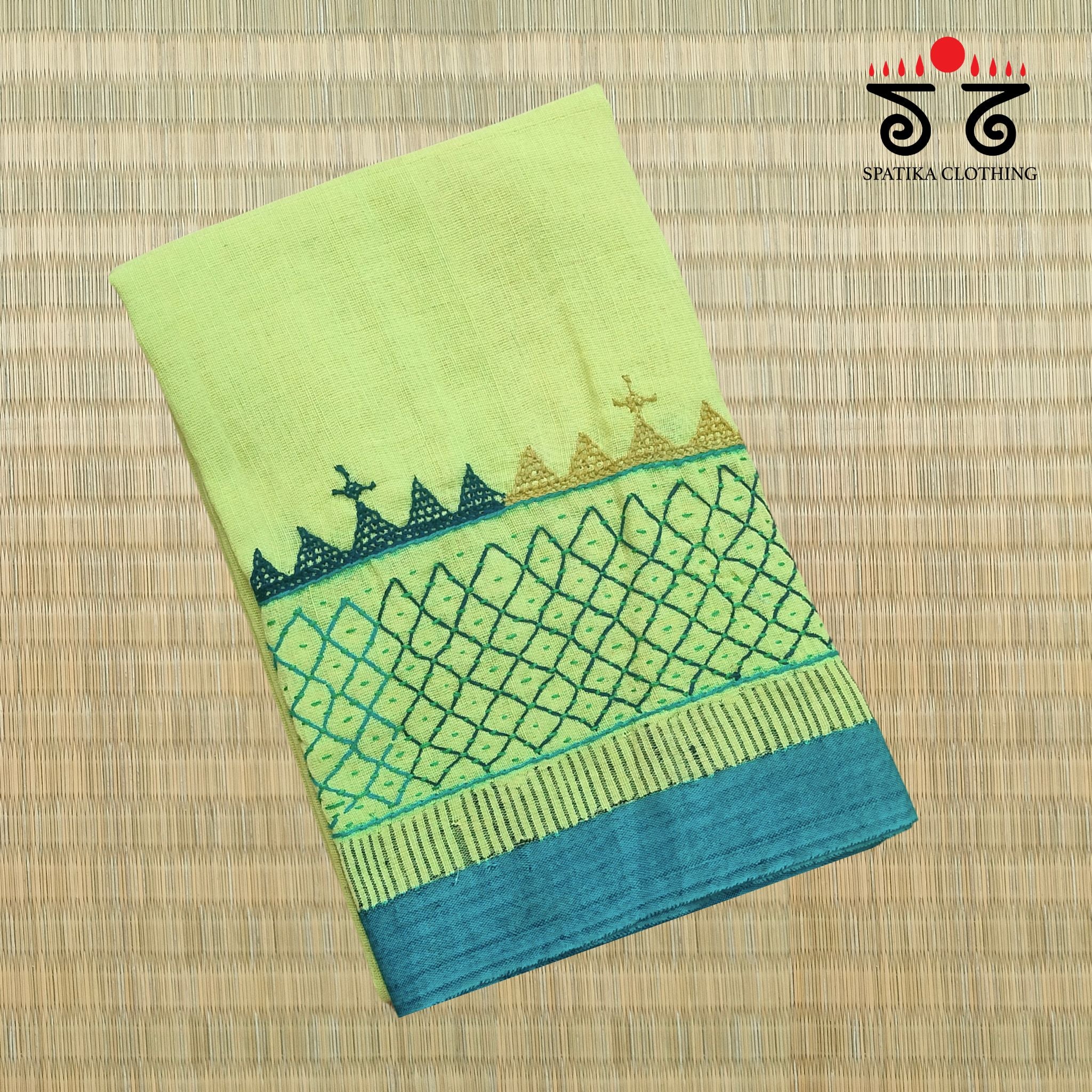Lambani Hand-embroidered Blouse Fabric