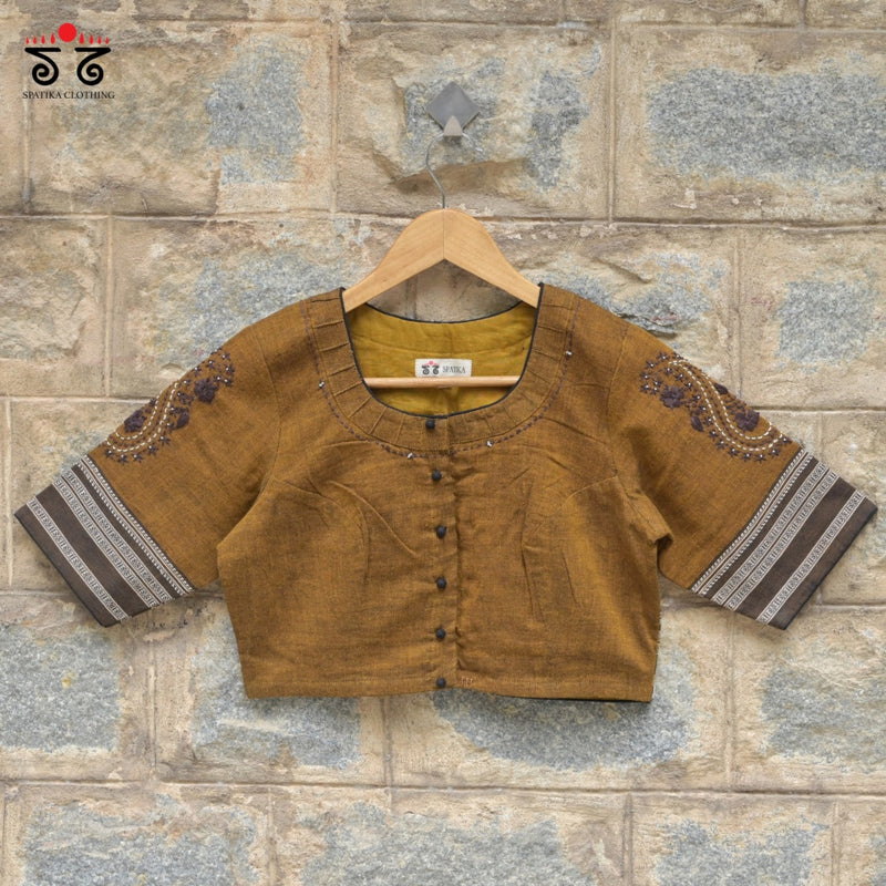 Chikan Hand - Embroidered Blouse
