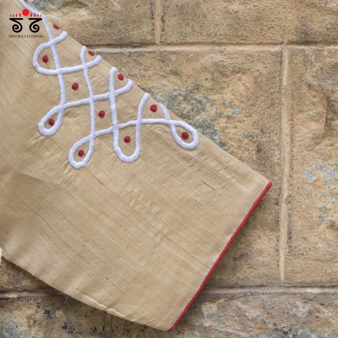 Kolam Handcrafted blouse
