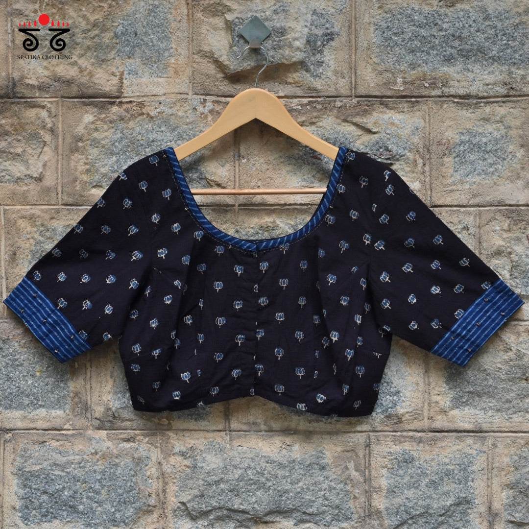 Lotus Ajrak Blouse