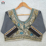 Pen Kalamkari Hand painted Blouse