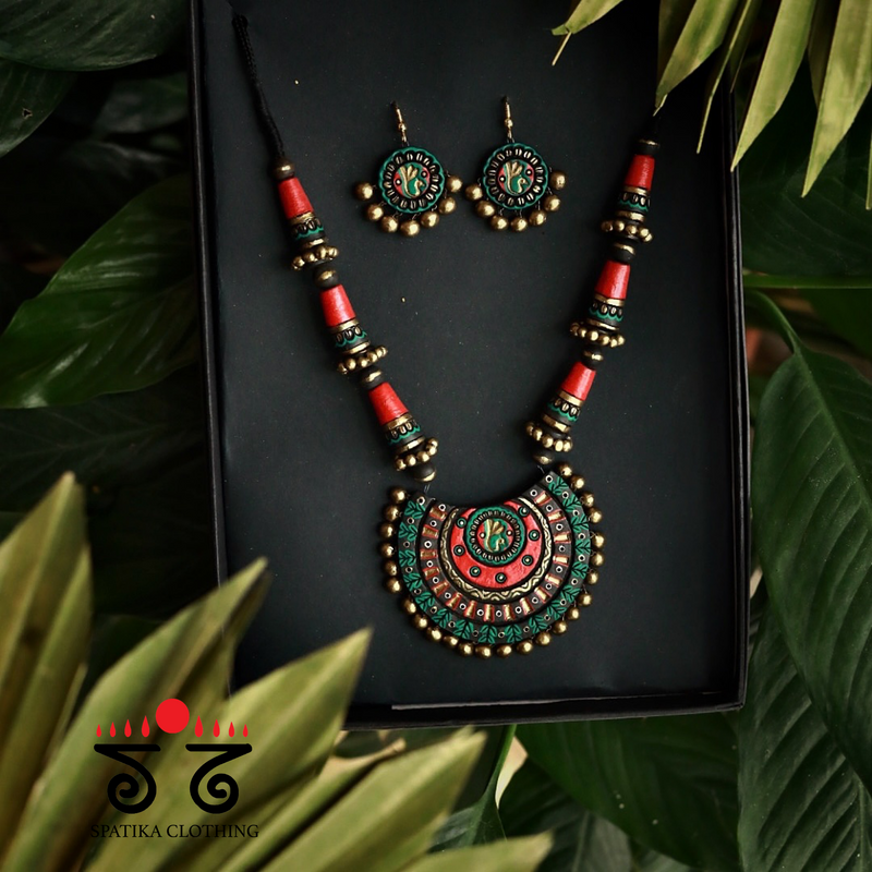 Terracotta Jewellery Set