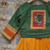 Handwoven Chettinad Cotton Lehenga