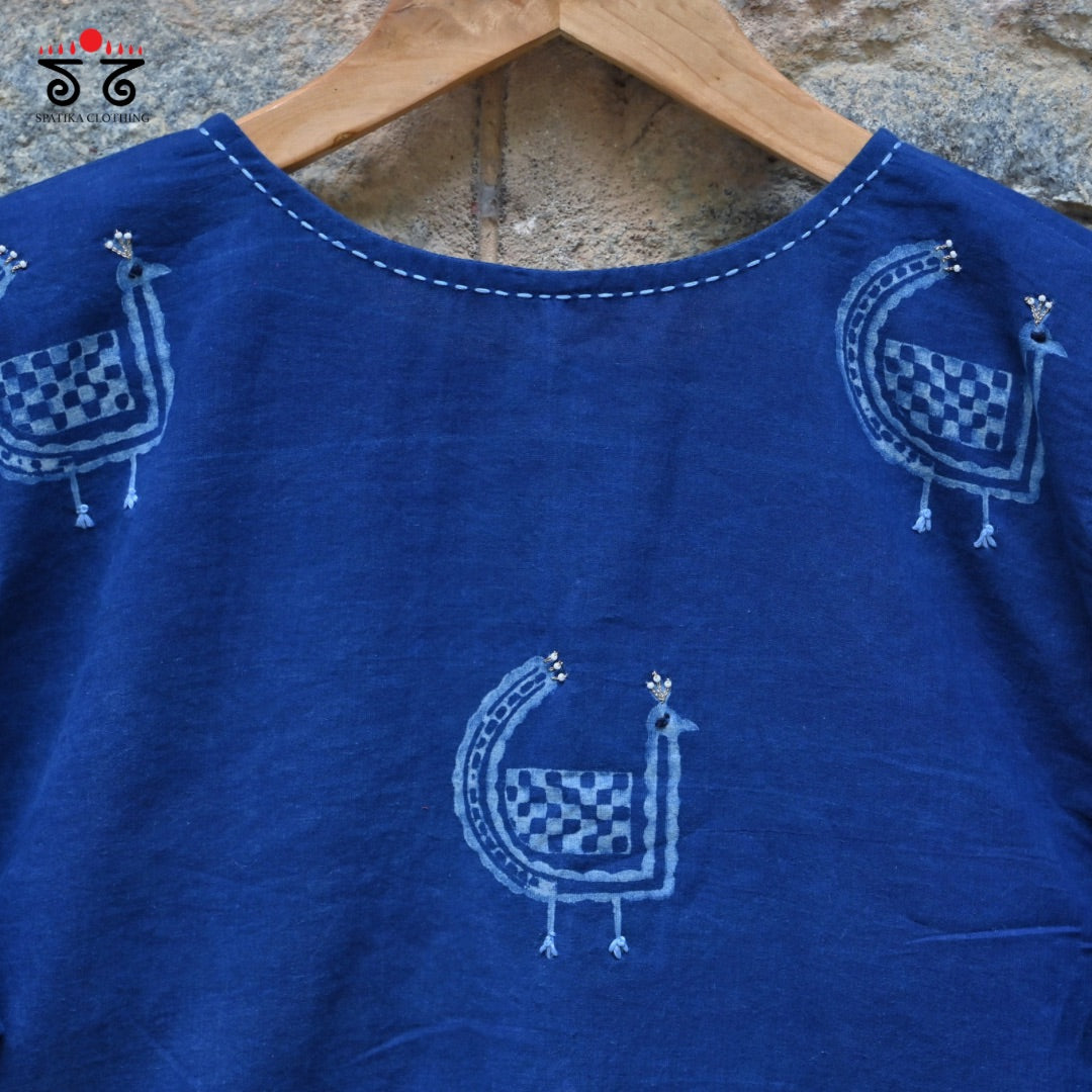 Morni - Hand Embroidered Blouse