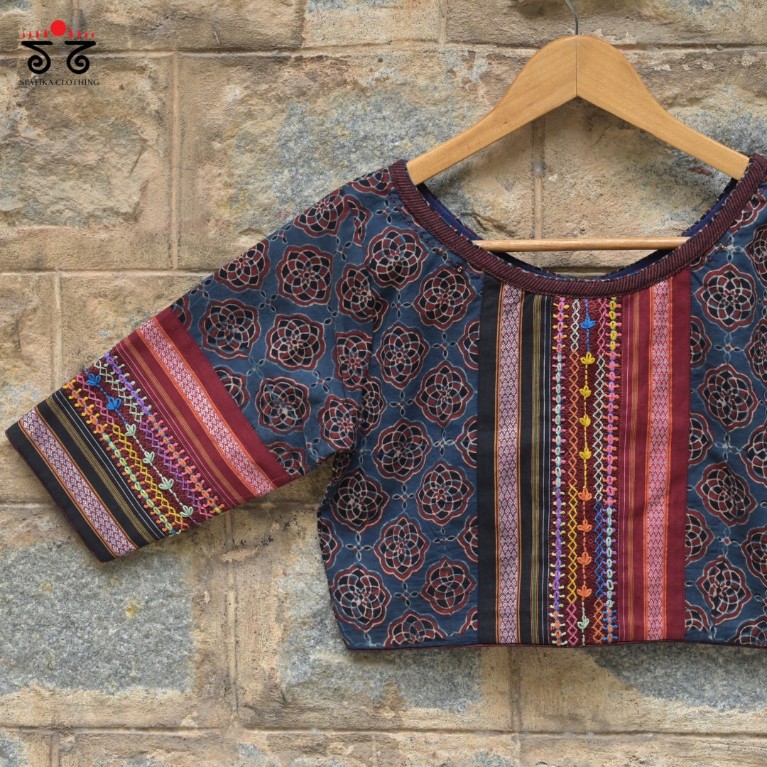 Khun - Lambani - Ajrak Hand Crafted Blouse