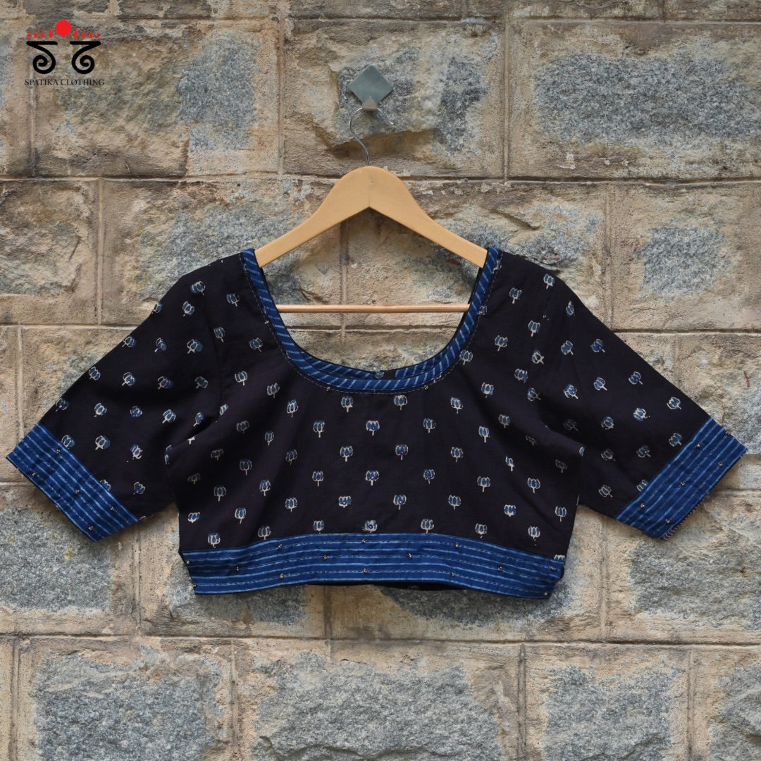 Lotus Ajrak Blouse