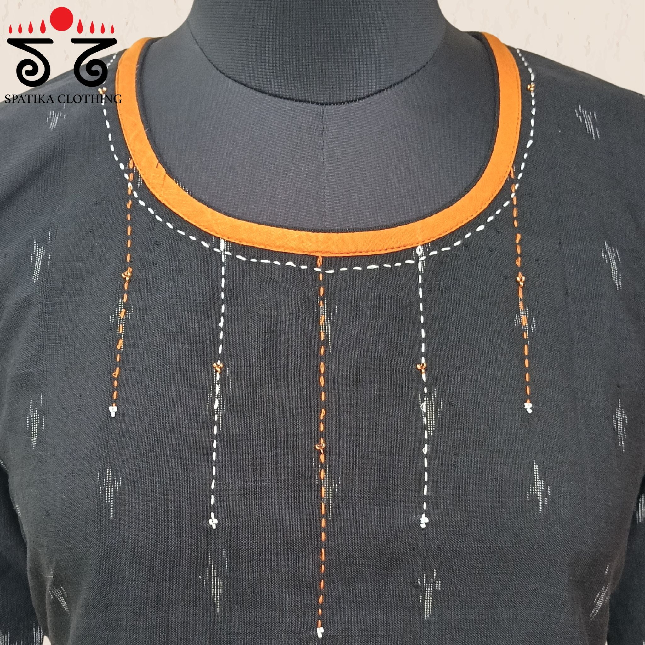 Ikat Lambani Short Kurta