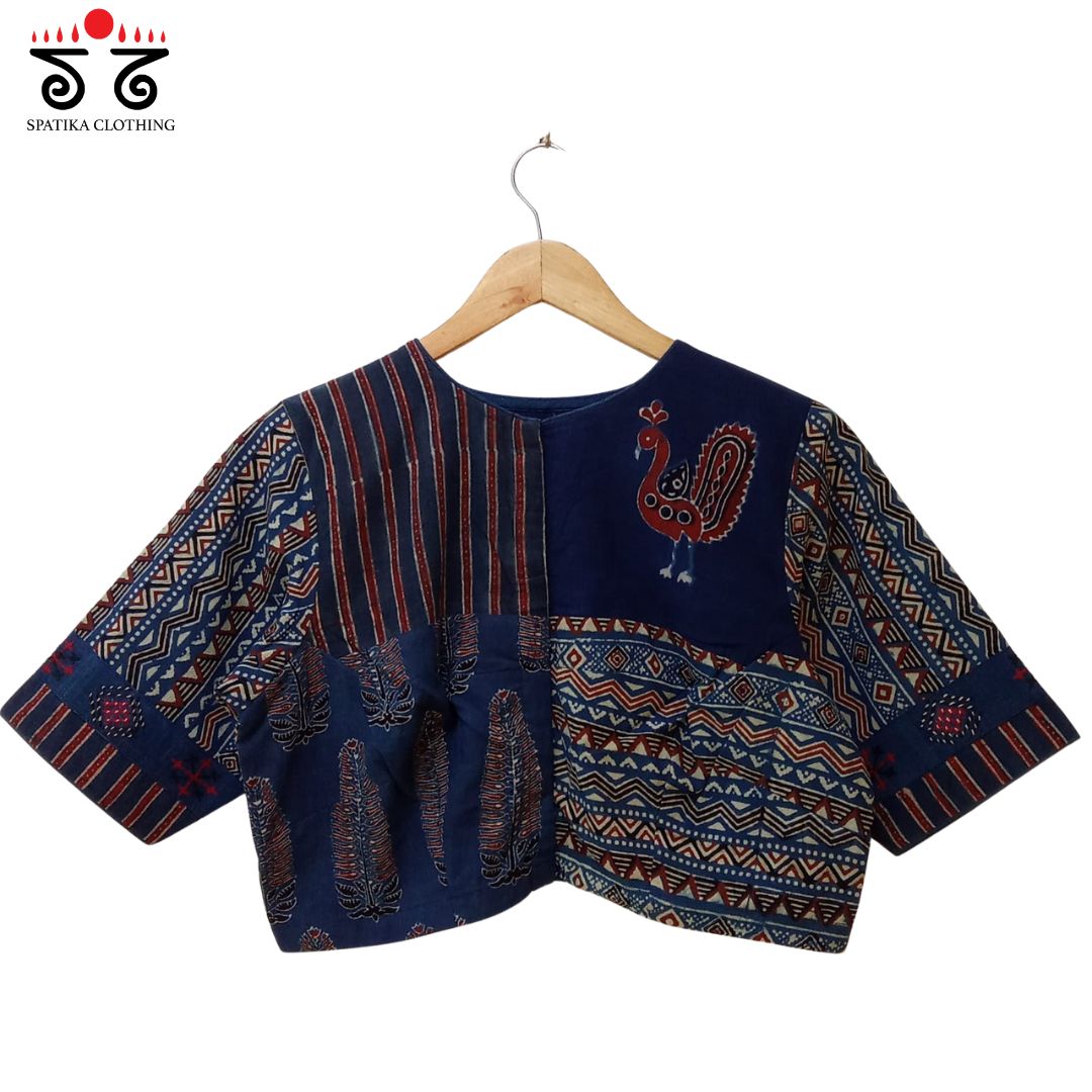 Morni Collage-Handcrafted Blouse