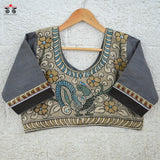 Pen Kalamkari Hand painted Blouse