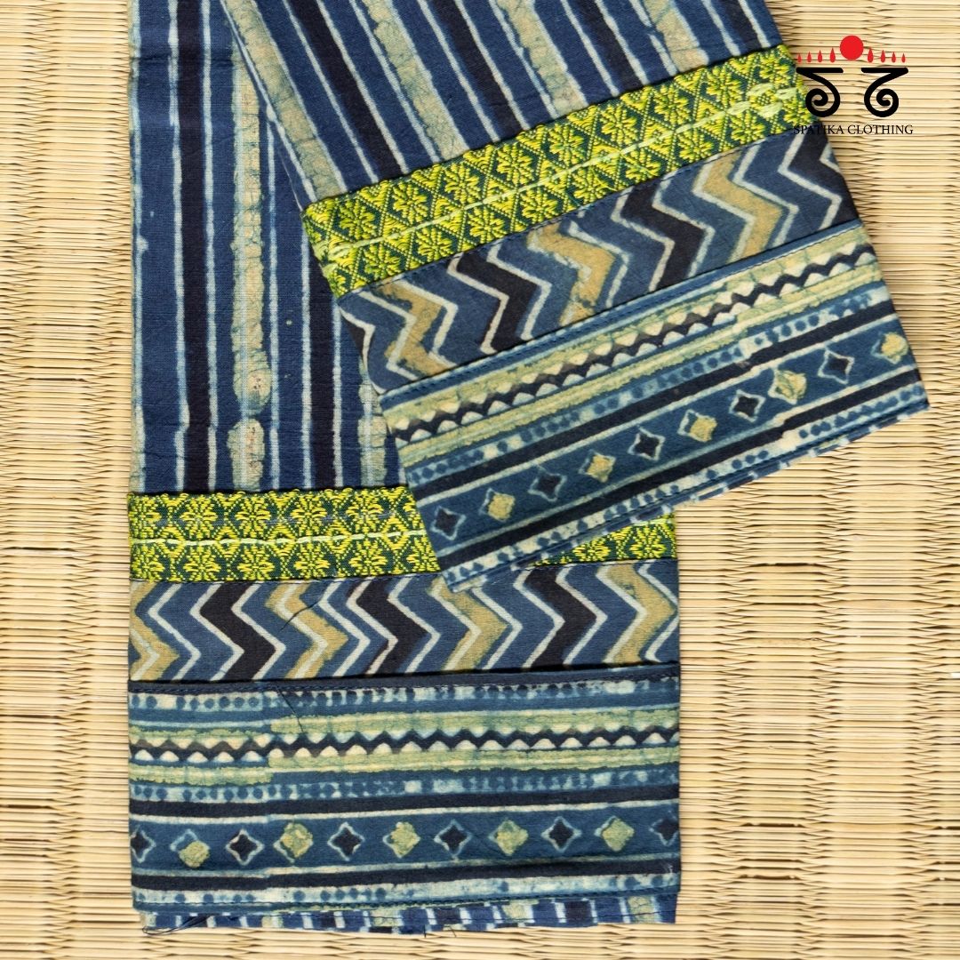 Hand embroidered Blouse Fabric